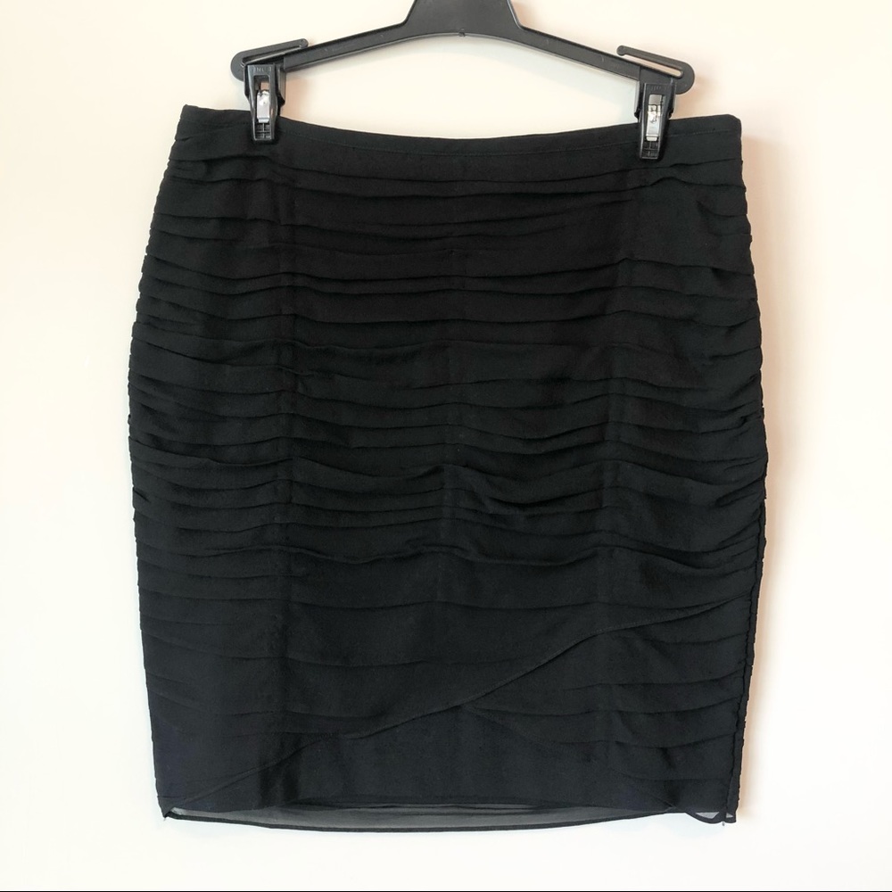 Ann Taylor | Silk Ruched Mini Skirt